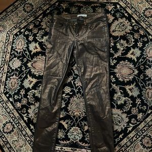 Pants. Size 25. Metallic brown. BCBGeneration. Used